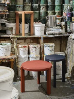 FDB Møbler D108 Ragnsminde soffbord, 48 cm, Carmine red