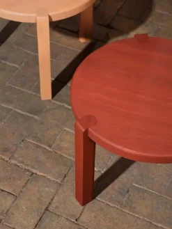 FDB Møbler D108 Ragnsminde soffbord, 48 cm, persika