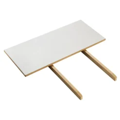 FDB Møbler Extra blad för C35A och C35B bord, ek - ljusgrå linoleum
