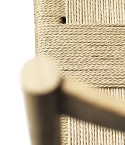 FDB Møbler J178 Lønstrup stol, lackad ek - papperssnöre