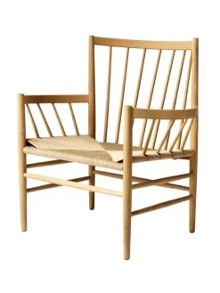FDB Møbler J82 loungestol, lackerad ek