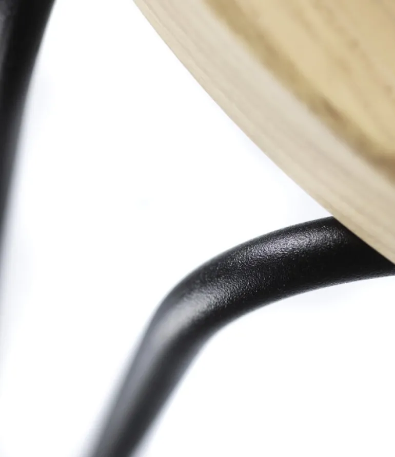 FDB Møbler J179 Skjern pall, ask - svart