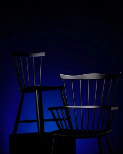 FDB Møbler J52B stol, svart