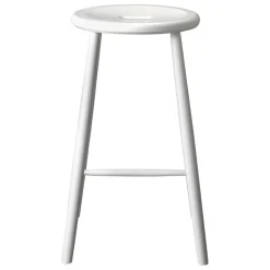 FDB Møbler J27C barstol, 65 cm, vit bok