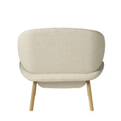 FDB Møbler L32 Suru fåtölj, ek - ljusbeige