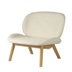 FDB Møbler L32 Suru fåtölj, ek - ljusbeige