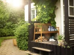 FDB Møbler M12 Sammen 2-sitsbänk med ryggstöd