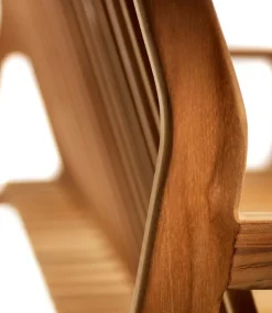 FDB Møbler M11 Sammen 3-sitsbänk med ryggstöd