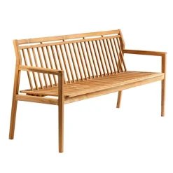 FDB Møbler M11 Sammen 3-sitsbänk med ryggstöd