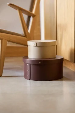 FDB Møbler X3 Drejo förvaringslåda, 42 cm, chokladbrun