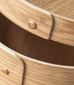 FDB Møbler X3 Drejo förvaringslåda, 22 cm, ekfaner