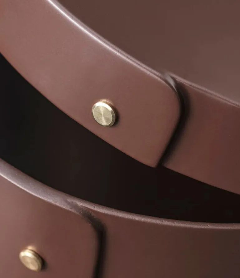 FDB Møbler X3 Drejo förvaringslåda, 22 cm, chokladbrun