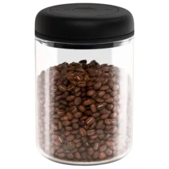 Fellow Atmos vakuumbehållare, 1,2 l, transparent glas - mattsvart