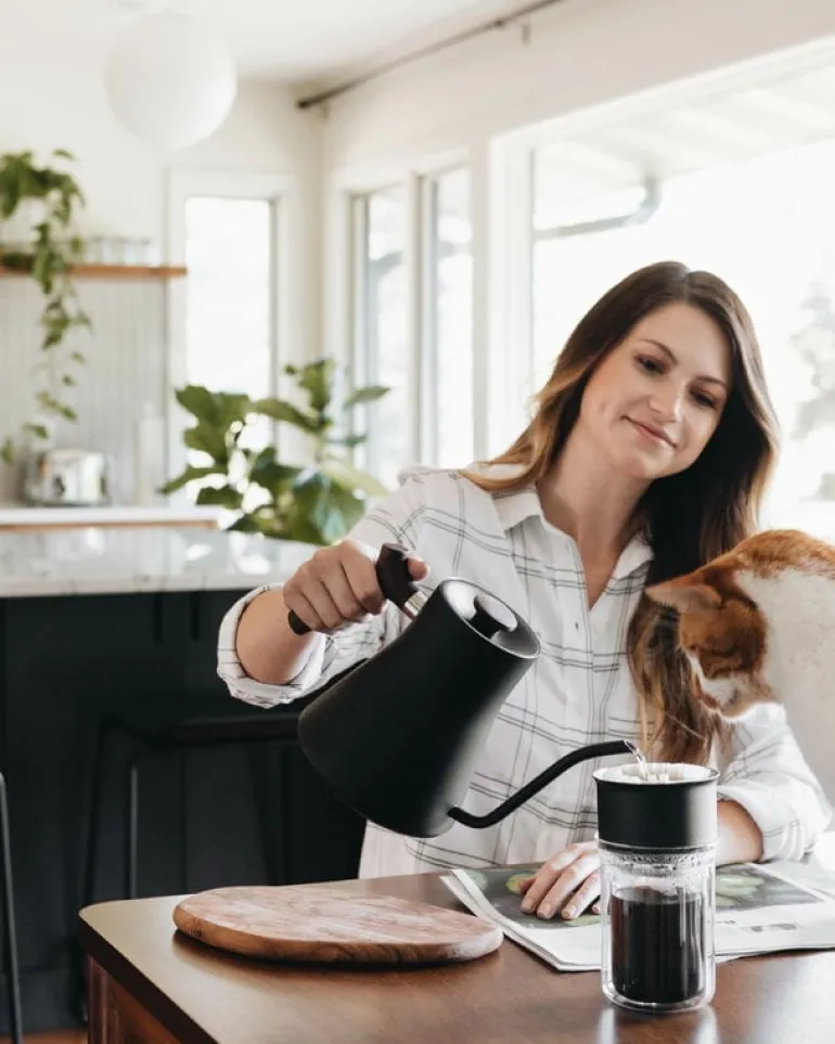 Fellow Stagg X pourover-kaffeset med avsmakningsglas