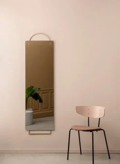 ferm LIVING Adorn spegel, stor, mässing