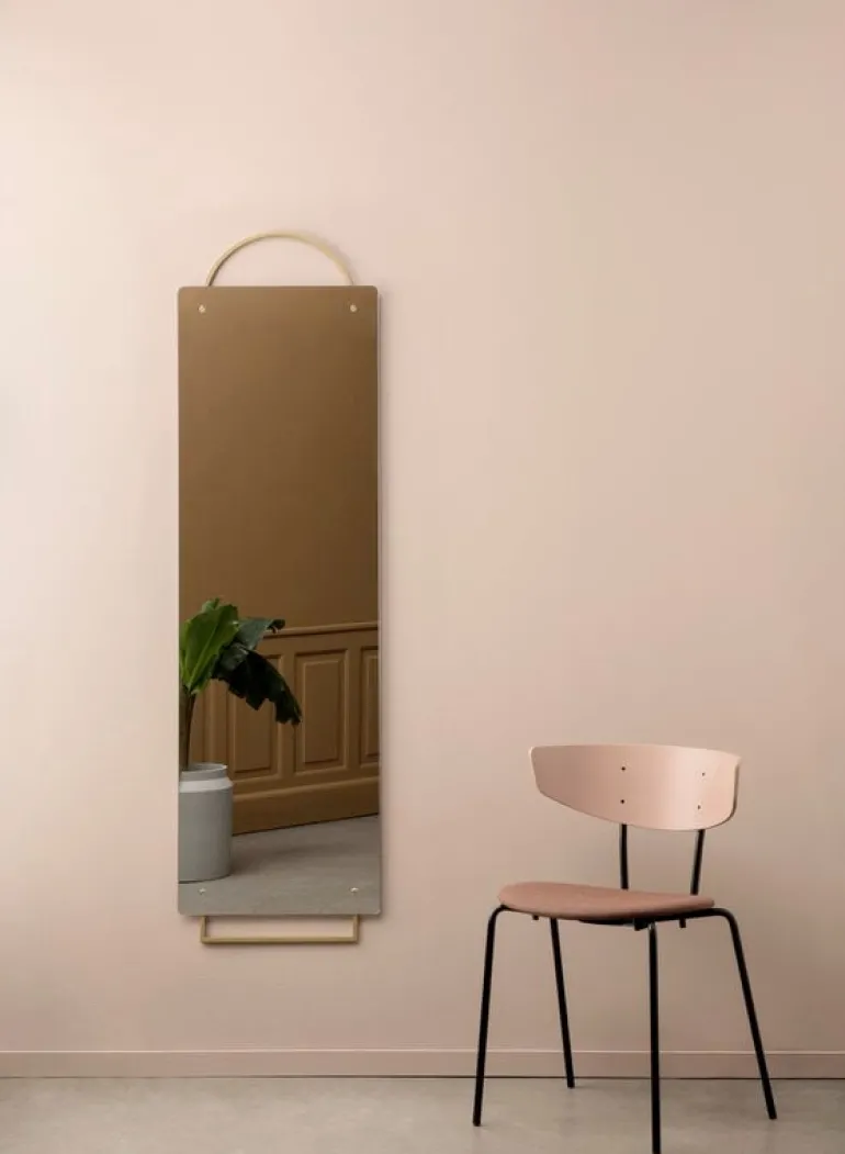 ferm LIVING Adorn spegel, stor, mässing