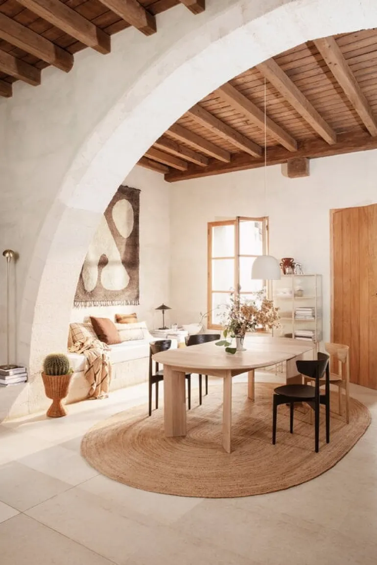 ferm LIVING Agnes växtställ, 45 cm, rotting