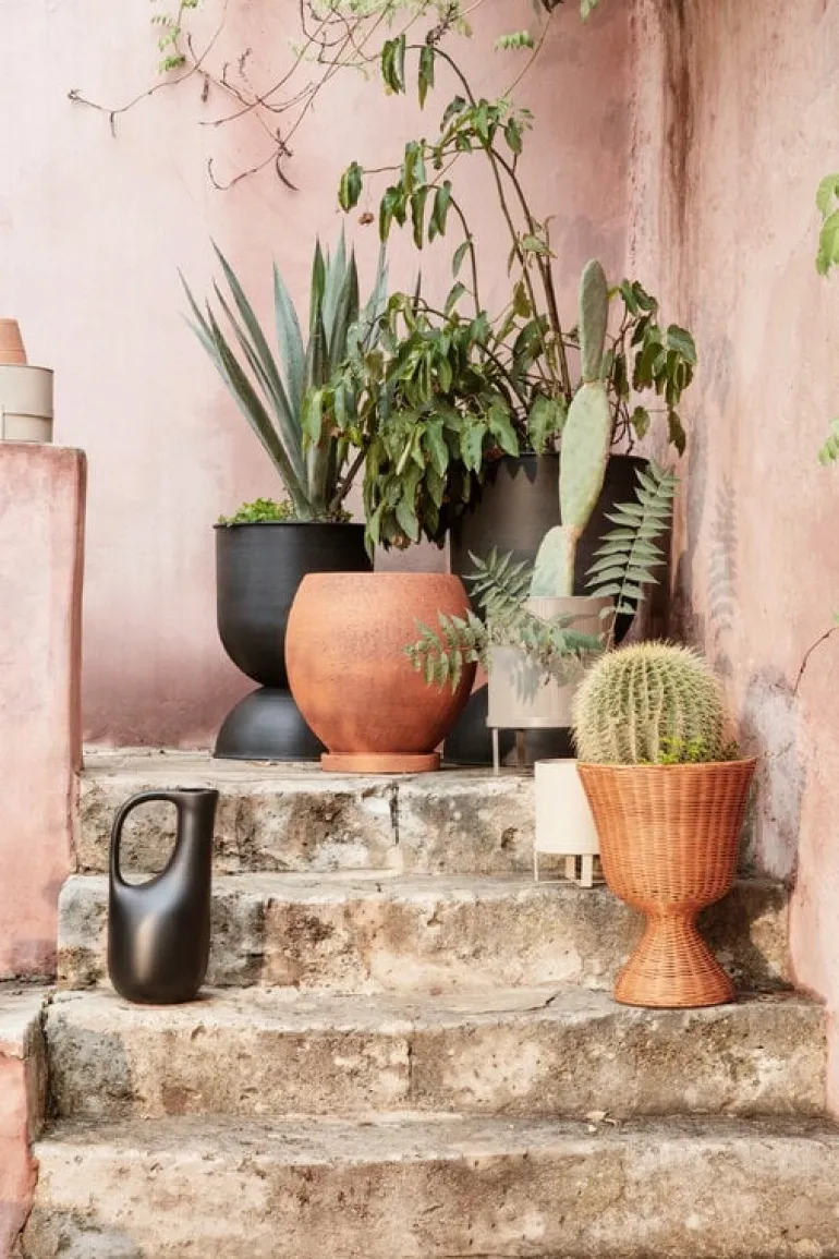 ferm LIVING Agnes växtställ, 45 cm, rotting