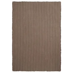 ferm LIVING Aires överkast, enkelsäng, 160 x 240 cm, sten