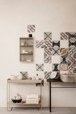 ferm LIVING Alza skål, svart marmor