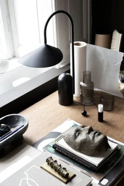 ferm LIVING Alza skål, svart marmor