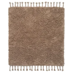 ferm LIVING Amass avlång matta, 140 x 140 cm, white pepper