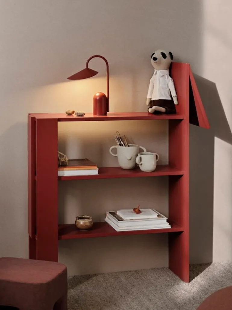 ferm LIVING Arum bärbar lampa, oxidröd