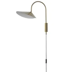 ferm LIVING Arum vägglampa med snurrfunktion, brons