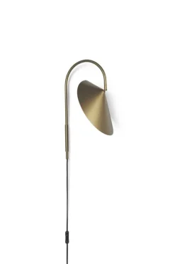ferm LIVING Arum vägglampa med snurrfunktion, brons