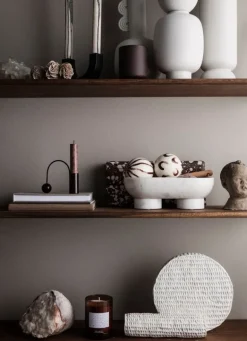 ferm LIVING Balance ljushållare, svart mässing