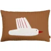 ferm LIVING Bird kviltad kudde, 40 x 60 cm, bladtång