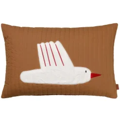ferm LIVING Bird kviltad kudde, 40 x 60 cm, bladtång