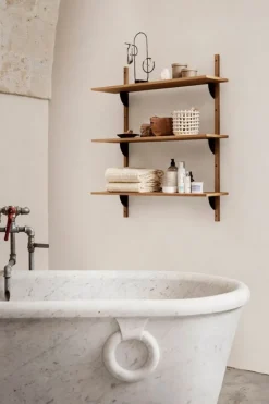 ferm LIVING Bon Accessories liten behållare, sand - svart