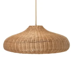 ferm LIVING Braided Disc lampskärm, naturlig
