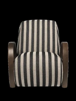 ferm LIVING Buur fåtölj, Louisiana sand - svart