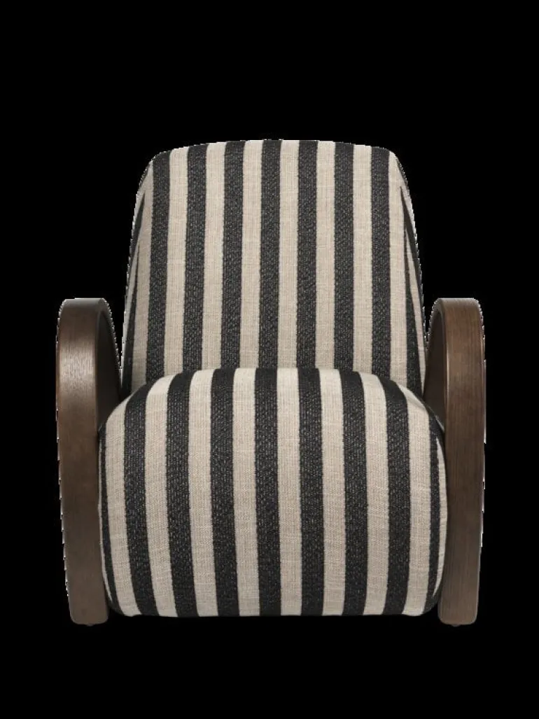 ferm LIVING Buur fåtölj, Louisiana sand - svart