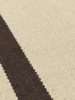 ferm LIVING Calm Kelim matta, 200 x 300 cm, naturvit – kaffe