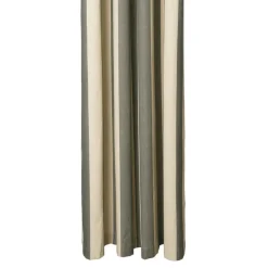 ferm LIVING Chambray duschdraperi, dark lichen  - parchment