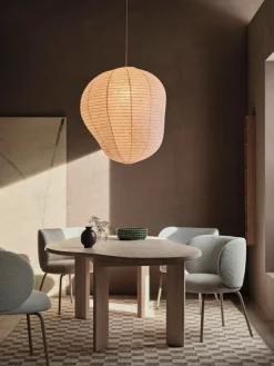 ferm LIVING Check Wool Jute matta, 140 x 200 cm, naturvit - natur