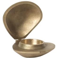 ferm LIVING Clam ljushållare, mässing