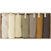 ferm LIVING Day kökshandduk, 7-pack, calm