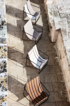 ferm LIVING Desert fåtölj, svart - soil