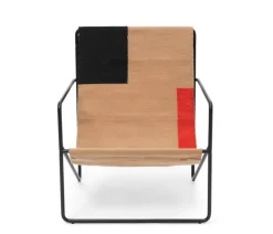ferm LIVING Desert karmstol, svart - block