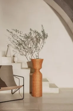 ferm LIVING Desert lounge stol, svart - dyna