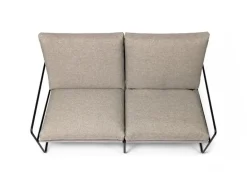 ferm LIVING Desert 2-sits soffa, svart - mörk sand Dolce