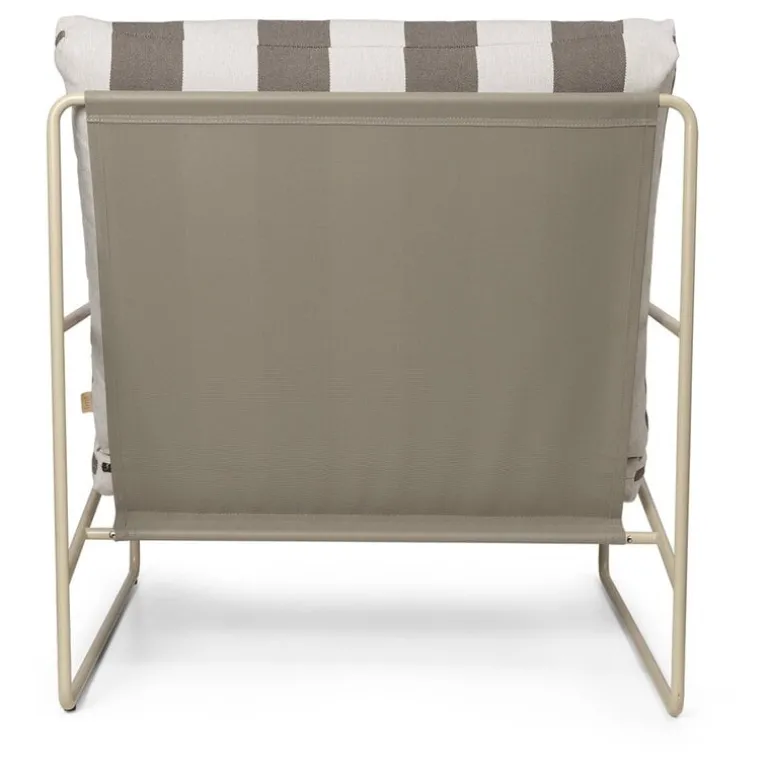 ferm LIVING Desert 1-sitsig fåtölj, kashmir - choklad randig