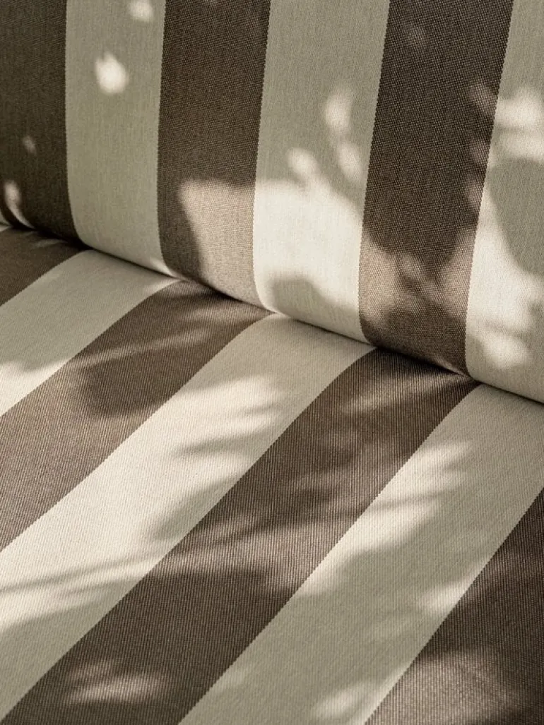 ferm LIVING Desert 2-sitssoffa, kashmir - choklad randig