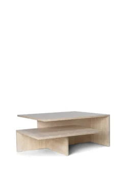 ferm LIVING Distinct Grande Duo soffbord, travertin