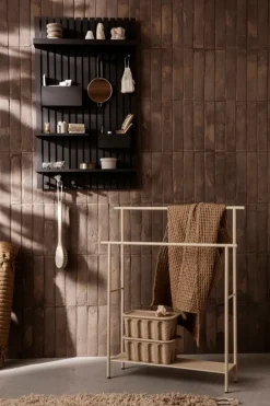 ferm LIVING Dora handduksställ, cashmere