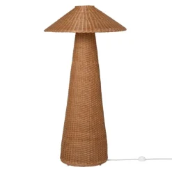 ferm LIVING Dou golvlampa, naturlig
